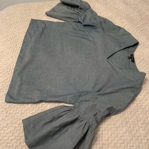 Banana Republic chambray blue shirt, L